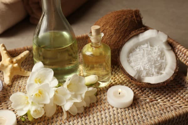 Kokosolie Massage